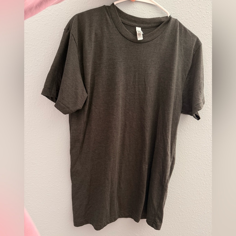 American Apparel Charcoal Men's Tee